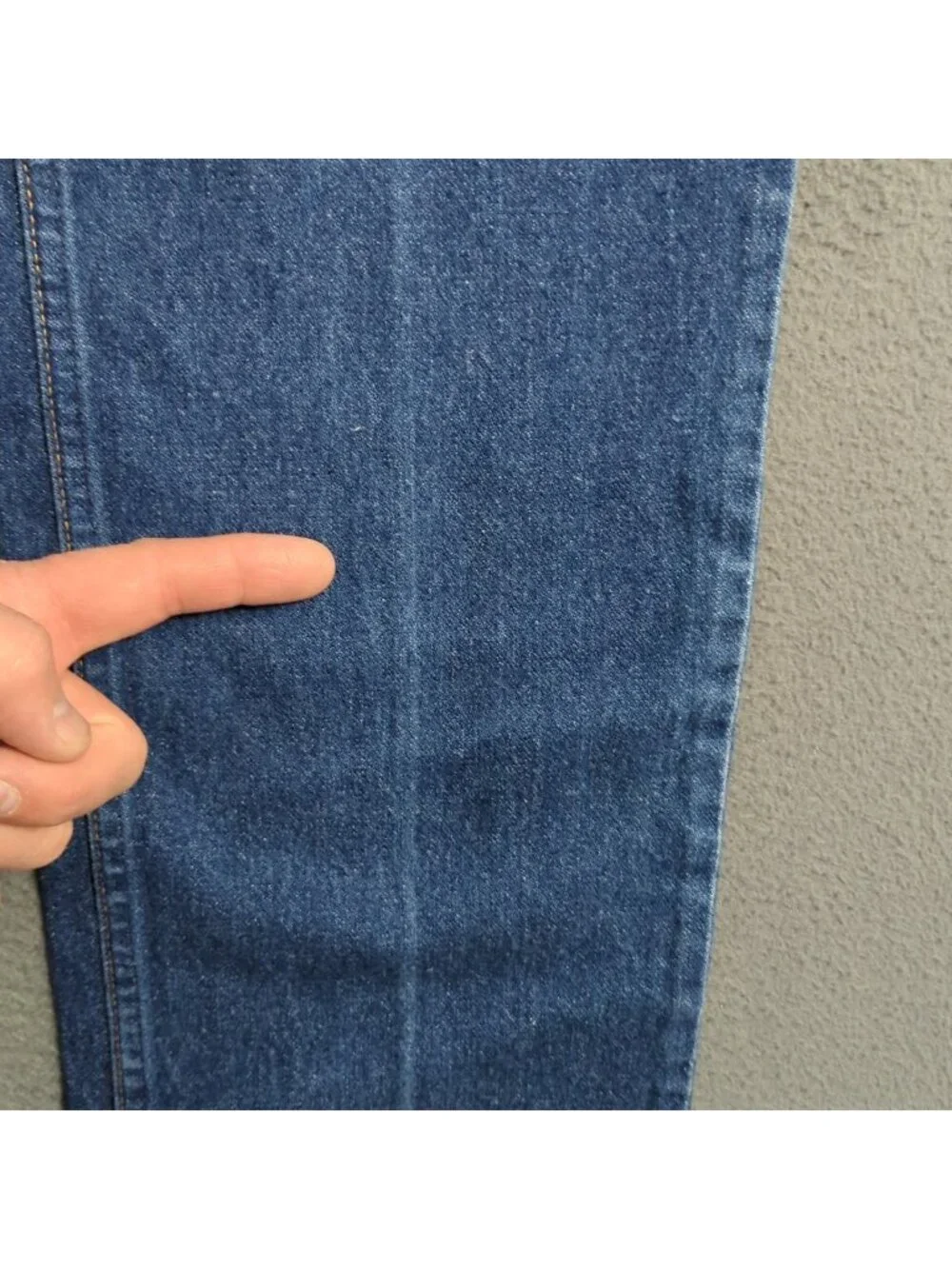 Wrangler VTG Jeans Men's 38x34 Fits 35x32 Blue 13MWZ Cowboy Cut Western USA Made